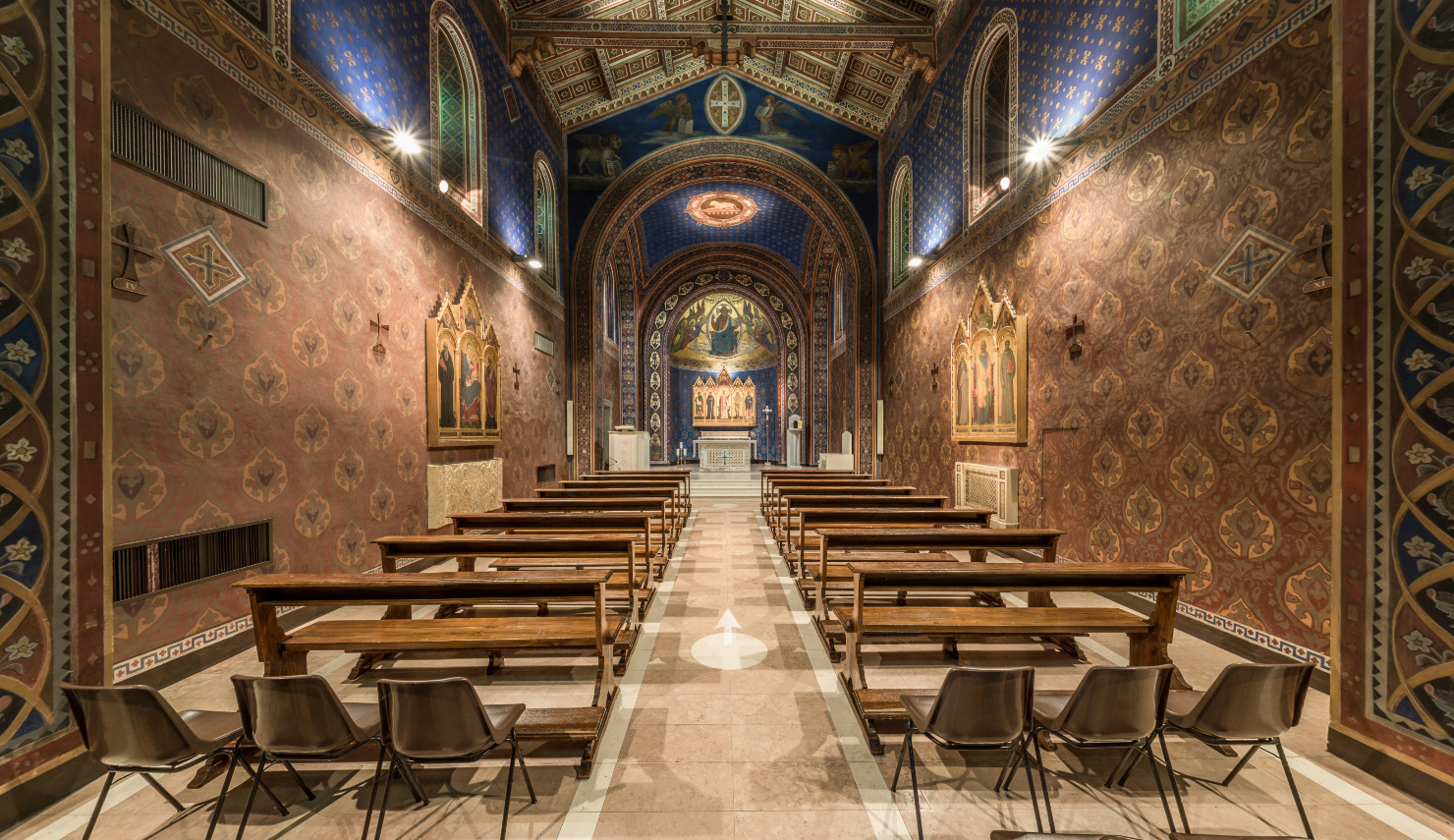 Interno Chiesa di San Costanzo Perugia