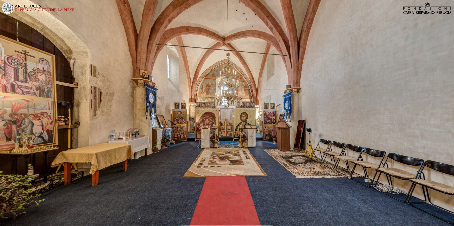 Interno della Chiesa San Matteo degli Armeni Perugia